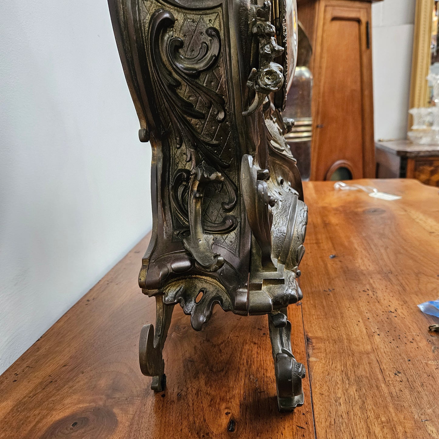 Bronze 19th Century Mantle Clock