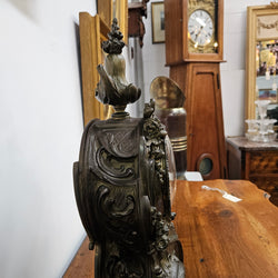 Bronze 19th Century Mantle Clock | Antique & Vintage | Moonee Ponds Antiques | Australia Wide Delivery