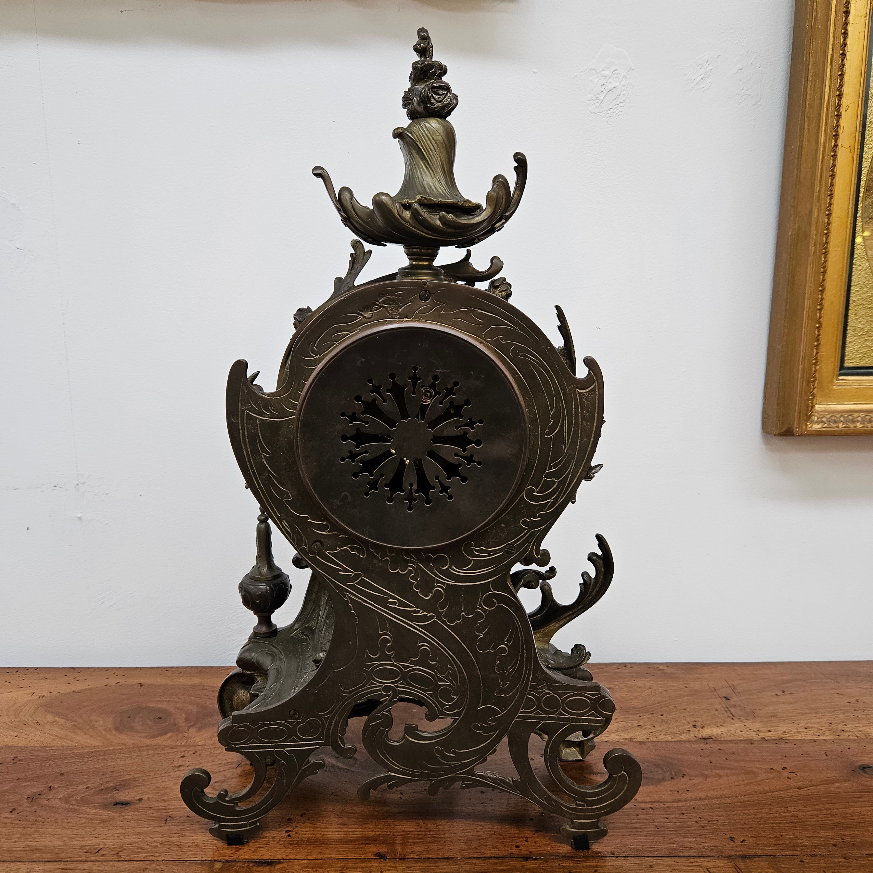 Bronze 19th Century Mantle Clock | Antique & Vintage | Moonee Ponds Antiques | Australia Wide Delivery