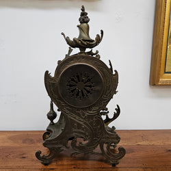 Bronze 19th Century Mantle Clock | Antique & Vintage | Moonee Ponds Antiques | Australia Wide Delivery