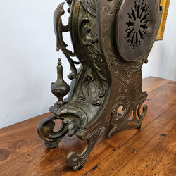Bronze 19th Century Mantle Clock | Antique & Vintage | Moonee Ponds Antiques | Australia Wide Delivery