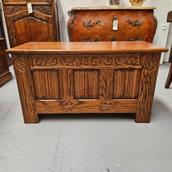 French Provincial Oak Blanket Box | Antique & Vintage | Moonee Ponds Antiques | Australia Wide Delivery