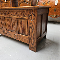 French Provincial Oak Blanket Box | Antique & Vintage | Moonee Ponds Antiques | Australia Wide Delivery