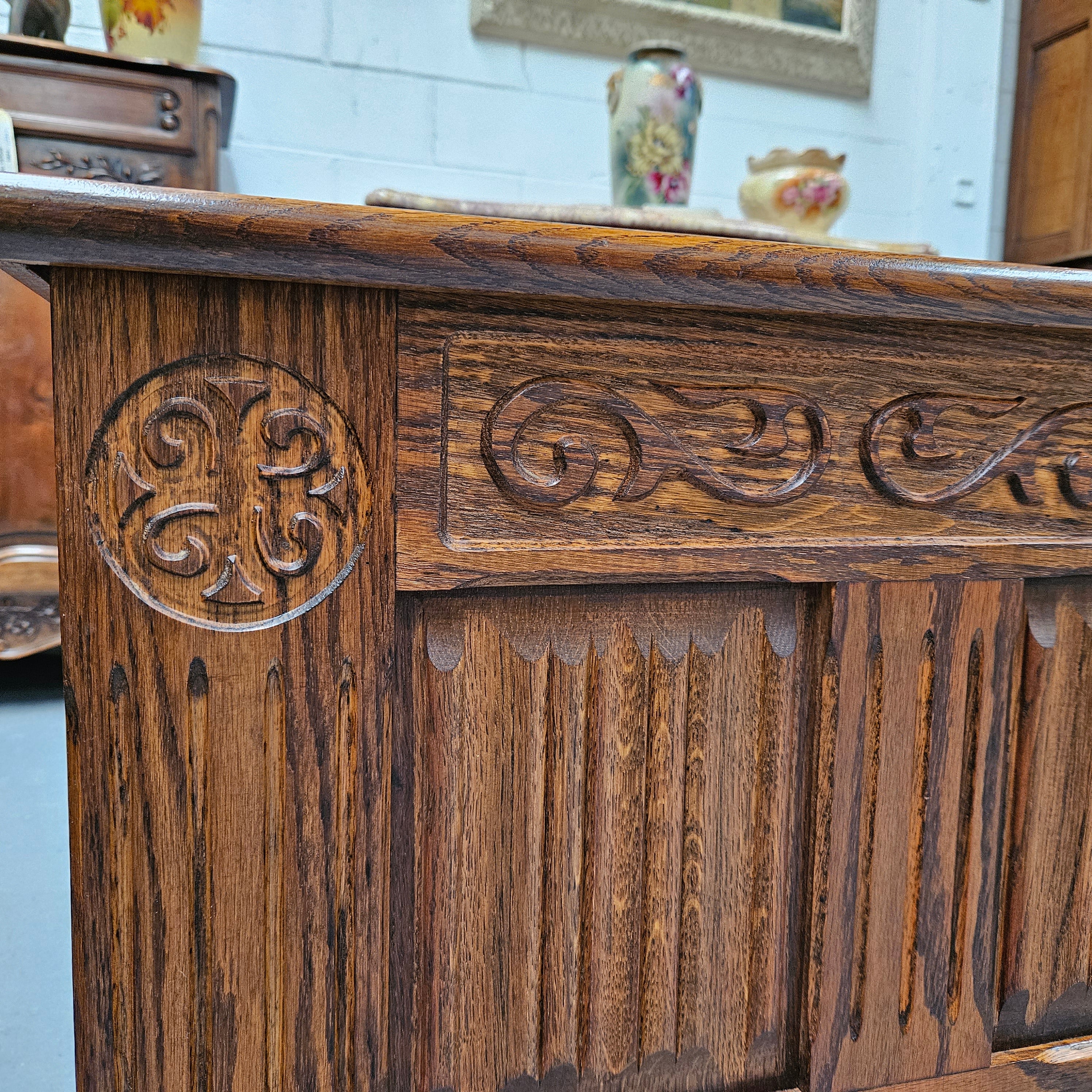 French Provincial Oak Blanket Box | Antique & Vintage | Moonee Ponds Antiques | Australia Wide Delivery