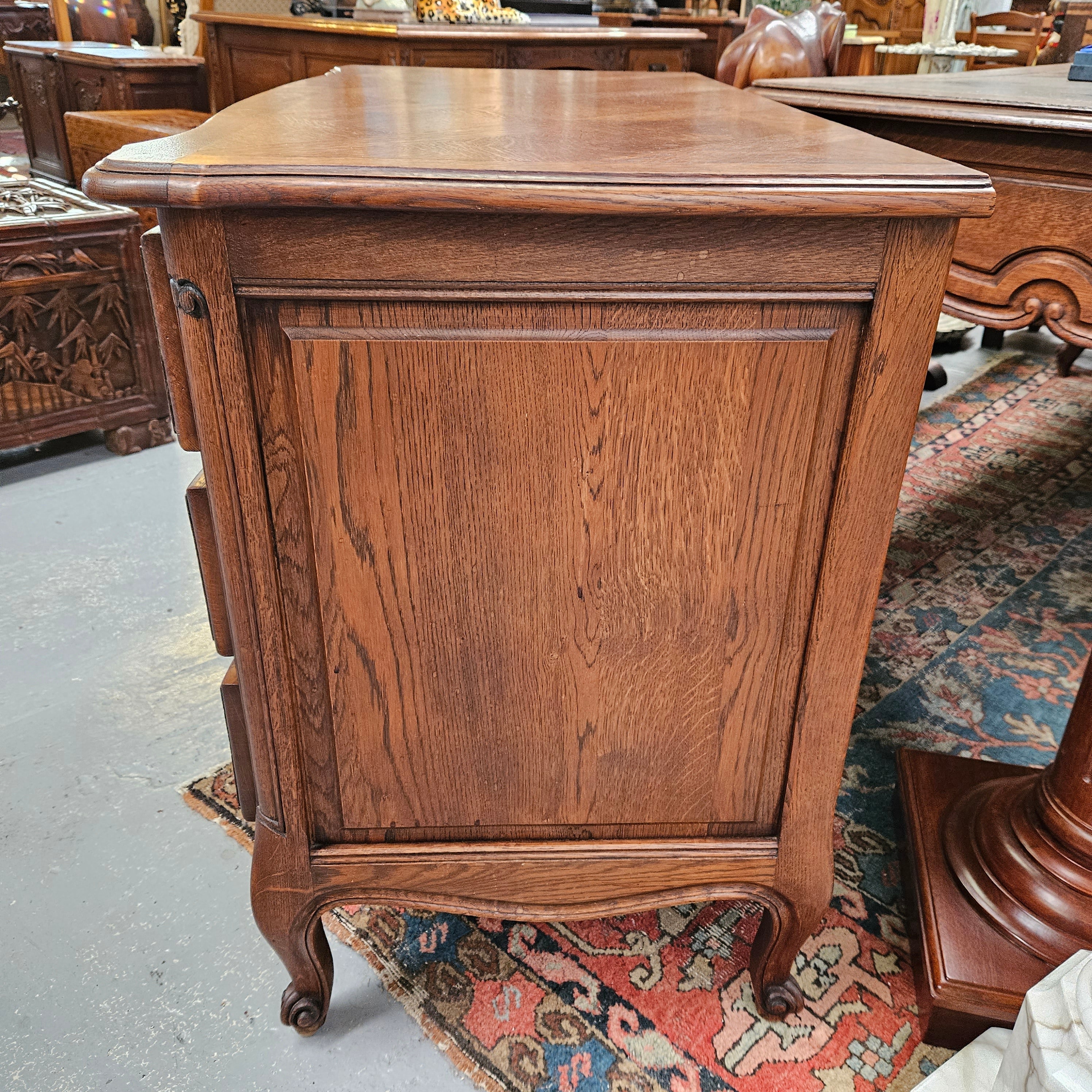 Antique French Oak Parquetry Top Chest of Drawers | Antique & Vintage | Moonee Ponds Antiques | Australia Wide Delivery
