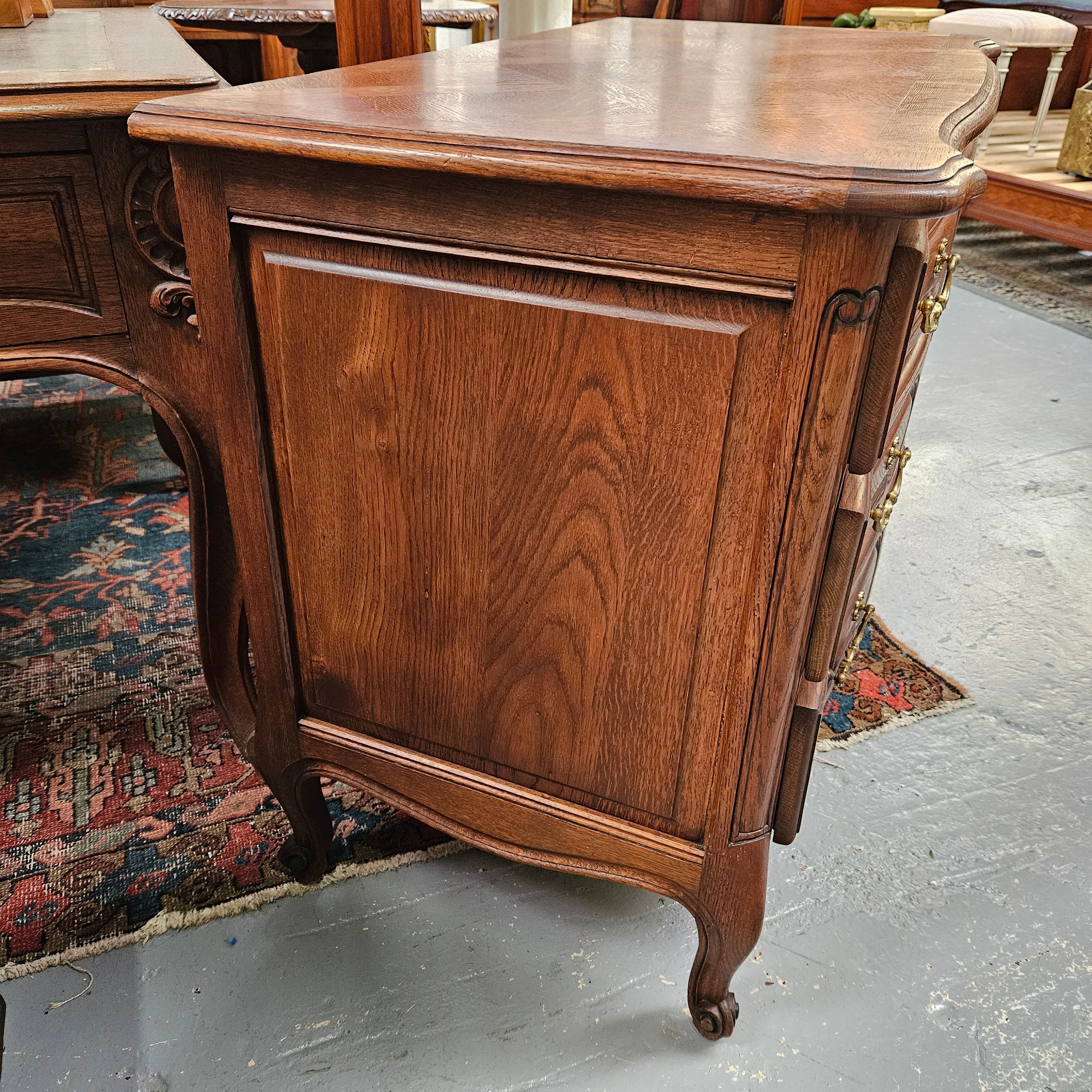 Antique French Oak Parquetry Top Chest of Drawers | Antique & Vintage | Moonee Ponds Antiques | Australia Wide Delivery