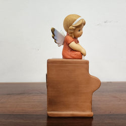 Delightful 2 pce Musical Goebel Angels on Piano | Antique & Vintage | Moonee Ponds Antiques | Australia Wide Delivery