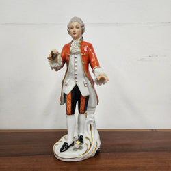 Period Gentleman Dresden Figurine | Antique & Vintage | Moonee Ponds Antiques | Australia Wide Delivery