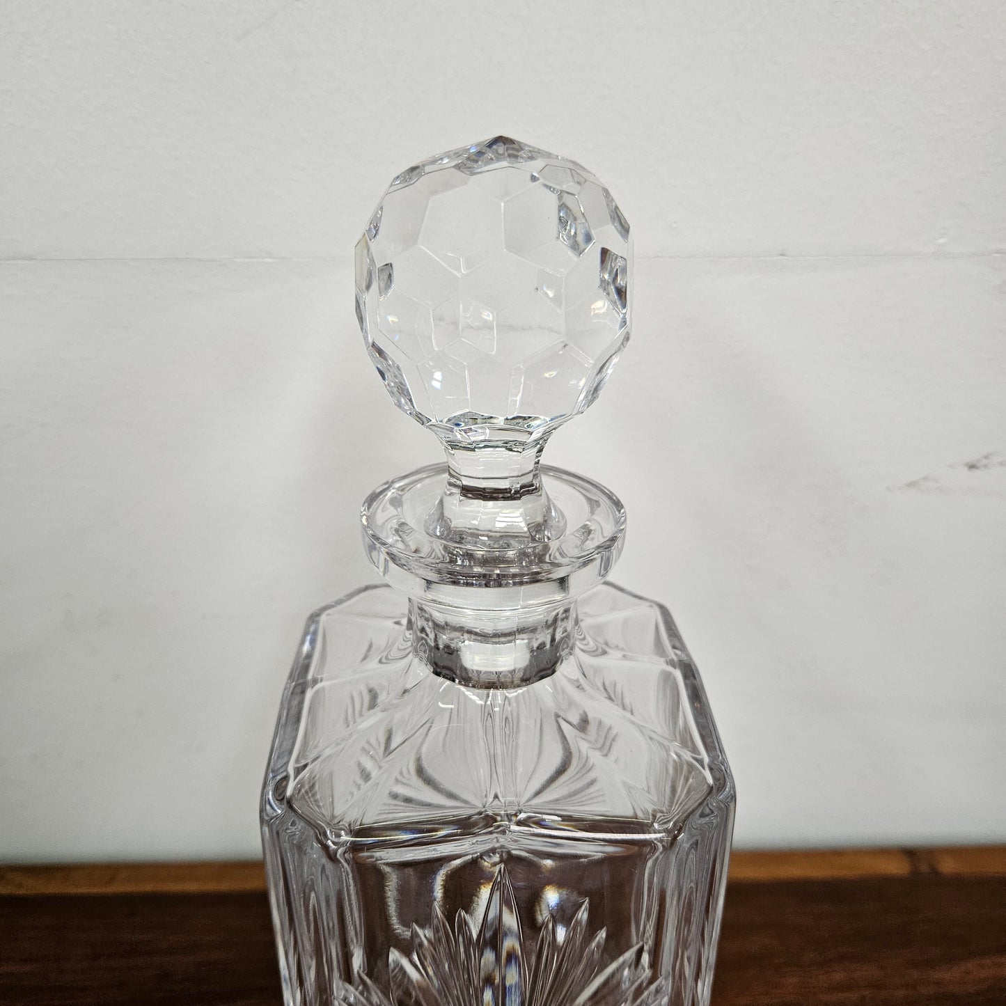 Vintage Crystal Spirit Decanter
