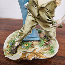 Vintage Italian Ceramic Statue 'Drinking Pals' | Antique & Vintage | Moonee Ponds Antiques | Australia Wide Delivery