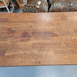 Solid French Oak Farmhouse Dining Table | Antique & Vintage | Moonee Ponds Antiques | Australia Wide Delivery