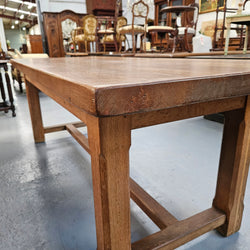 Solid French Oak Farmhouse Dining Table | Antique & Vintage | Moonee Ponds Antiques | Australia Wide Delivery