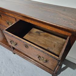 Rare & Hard to Find Early 19th Century Three Drawer Oak Kitchen Dresser Base | Antique & Vintage | Moonee Ponds Antiques | Australia Wide Delivery