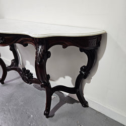 Louis XV Style 19th Century French Rosewood Marble Top Console Table | Antique & Vintage | Moonee Ponds Antiques | Australia Wide Delivery