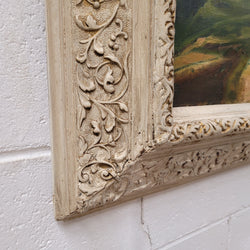Signed Oil on Canvas in an Ornate Frame | Antique & Vintage | Moonee Ponds Antiques | Australia Wide Delivery