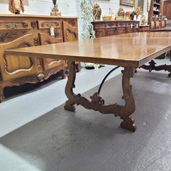 Bespoke Spanish Style Three Meter Long Dining Table | Antique & Vintage | Moonee Ponds Antiques | Australia Wide Delivery