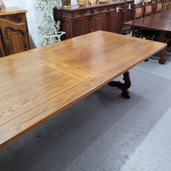 Bespoke Spanish Style Three Meter Long Dining Table | Antique & Vintage | Moonee Ponds Antiques | Australia Wide Delivery