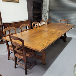 Bespoke Spanish Style Three Meter Long Dining Table | Antique & Vintage | Moonee Ponds Antiques | Australia Wide Delivery
