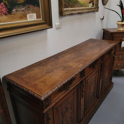 Stunning 19th Century French Oak Renaissance Style Sideboard Base | Antique & Vintage | Moonee Ponds Antiques | Australia Wide Delivery