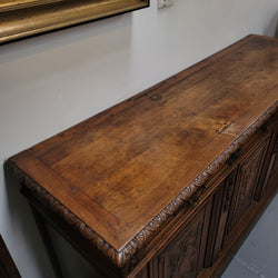 Stunning 19th Century French Oak Renaissance Style Sideboard Base | Antique & Vintage | Moonee Ponds Antiques | Australia Wide Delivery