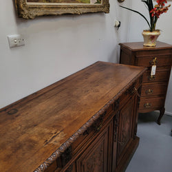 Stunning 19th Century French Oak Renaissance Style Sideboard Base | Antique & Vintage | Moonee Ponds Antiques | Australia Wide Delivery