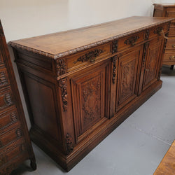 Stunning 19th Century French Oak Renaissance Style Sideboard Base | Antique & Vintage | Moonee Ponds Antiques | Australia Wide Delivery