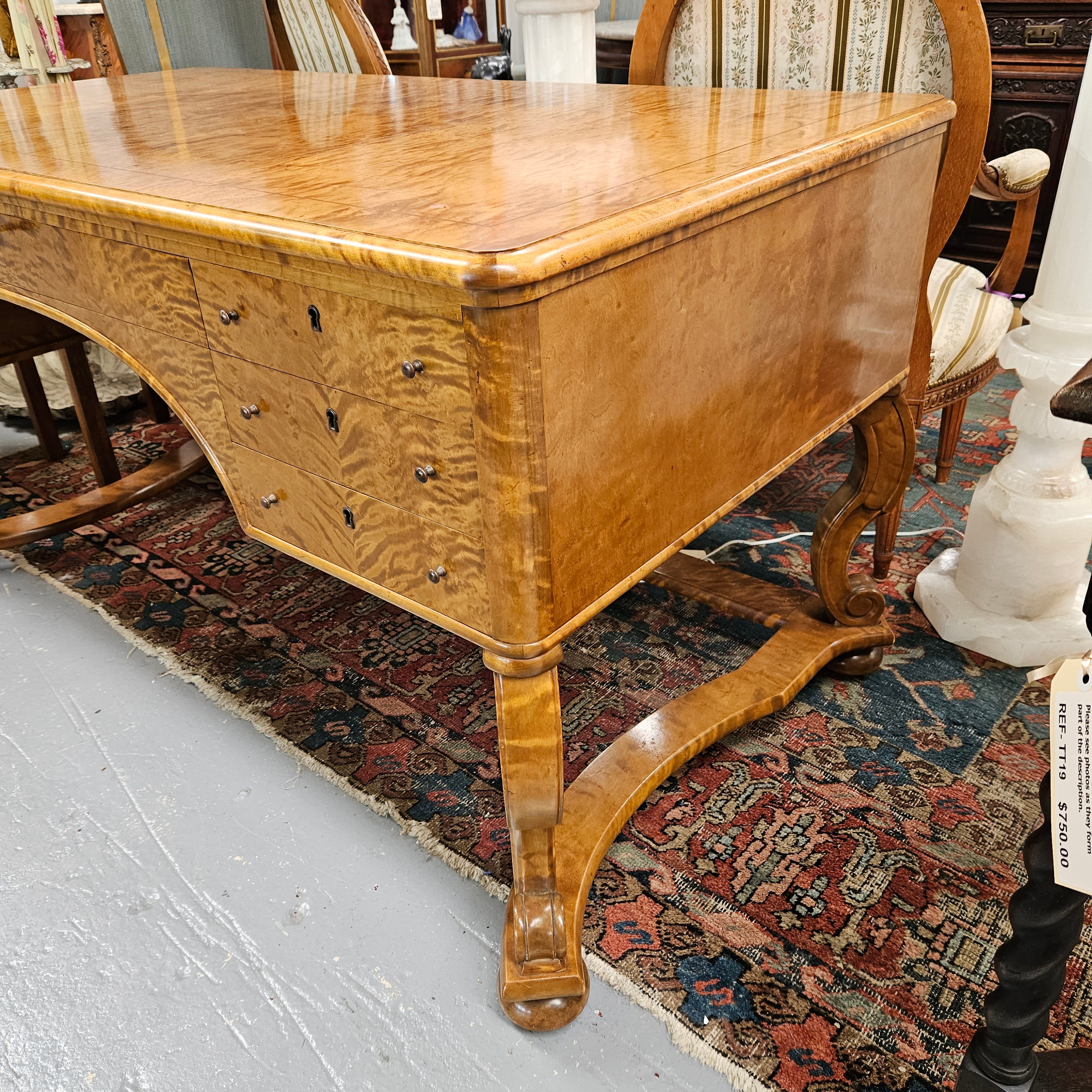 Empire Style Netherlands Desk | Antique & Vintage | Moonee Ponds Antiques | Australia Wide Delivery