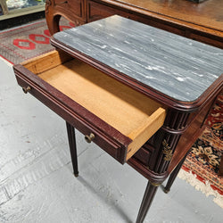 Louis XVI Style Walnut Side Table | Antique & Vintage | Moonee Ponds Antiques | Australia Wide Delivery