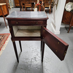 Louis XVI Style Walnut Side Table | Antique & Vintage | Moonee Ponds Antiques | Australia Wide Delivery