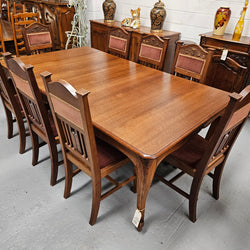Elegant & Wide French Oak Louis XV Style Extension Table | Antique & Vintage | Moonee Ponds Antiques | Australia Wide Delivery