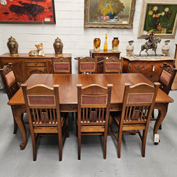 Elegant & Wide French Oak Louis XV Style Extension Table | Antique & Vintage | Moonee Ponds Antiques | Australia Wide Delivery