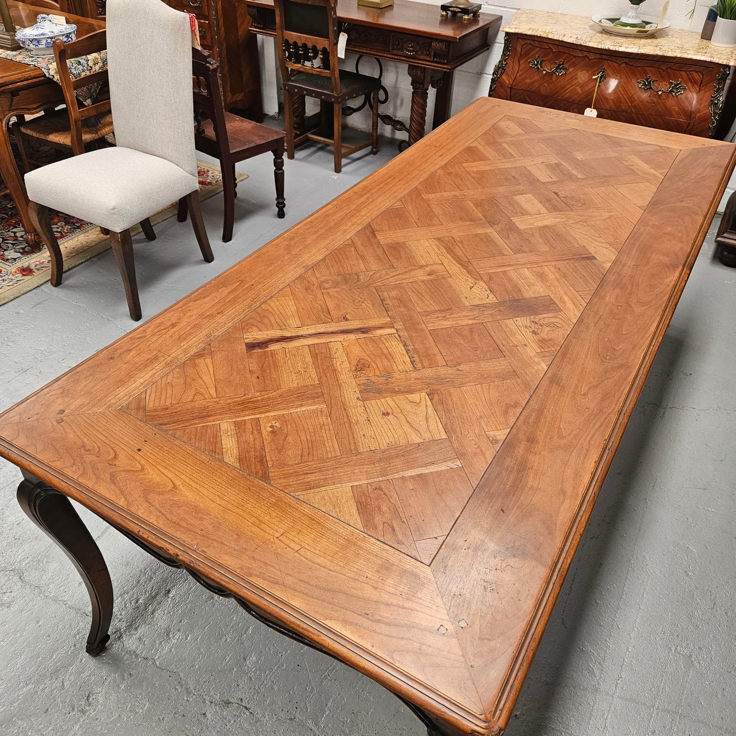 Louis XV Style Bespoke Parquetry Table