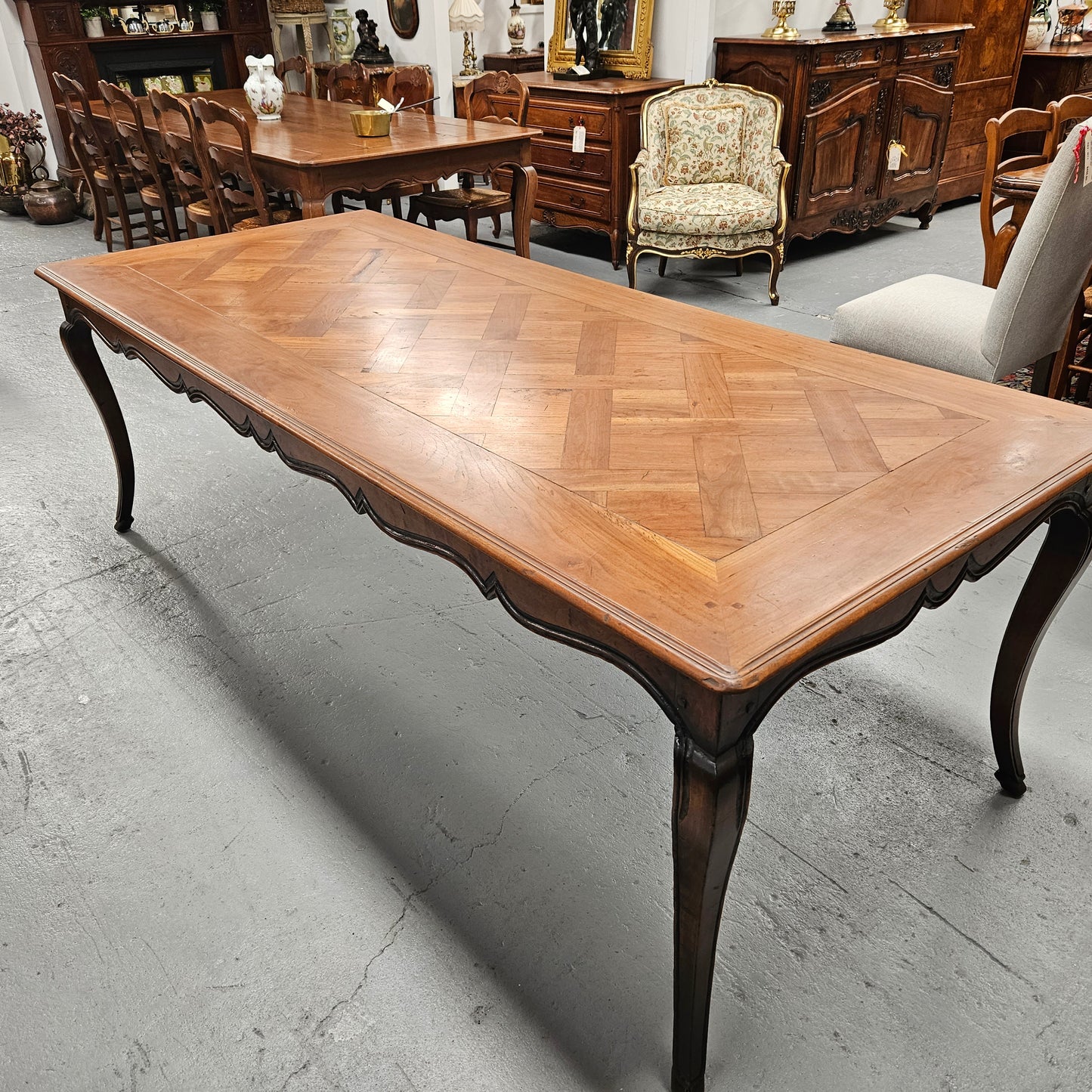 Louis XV Style Bespoke Parquetry Table