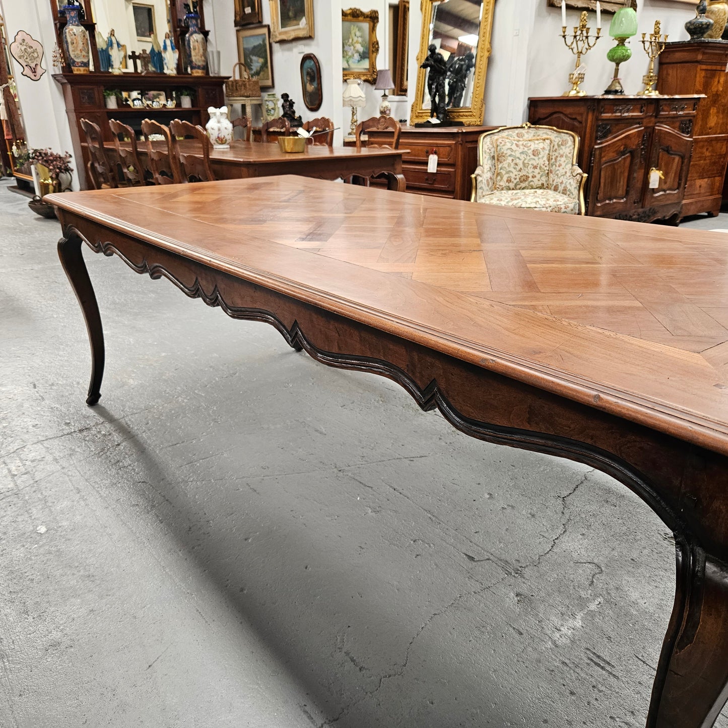 Louis XV Style Bespoke Parquetry Table