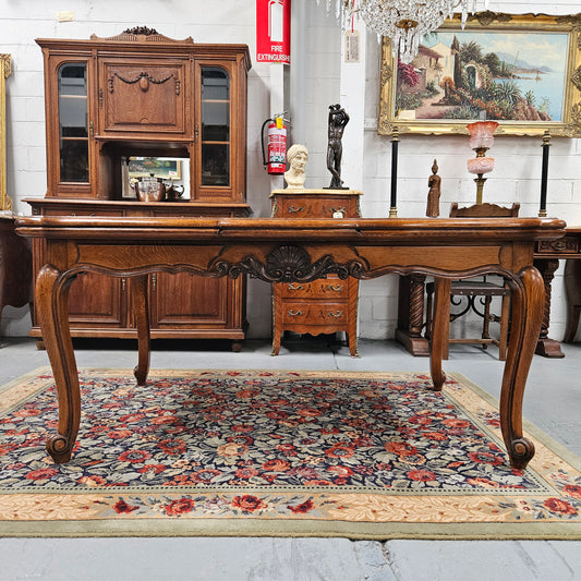 Antique Louis XV Style Parquetry Dining Table