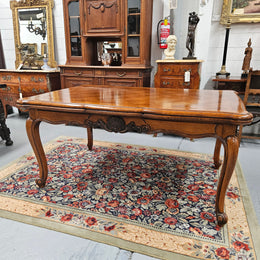 Antique Louis XV Style Parquetry Dining Table