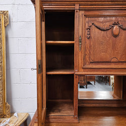 French Oak Art Deco Buffet | Antique & Vintage | Moonee Ponds Antiques | Australia Wide Delivery