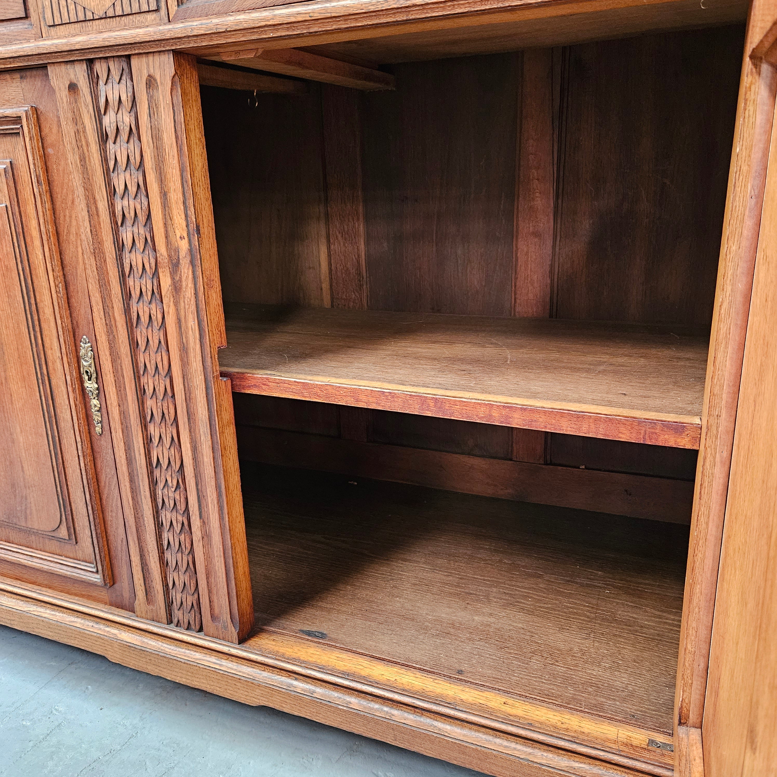 French Oak Art Deco Buffet | Antique & Vintage | Moonee Ponds Antiques | Australia Wide Delivery