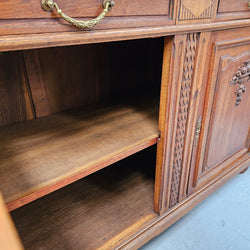 French Oak Art Deco Buffet | Antique & Vintage | Moonee Ponds Antiques | Australia Wide Delivery
