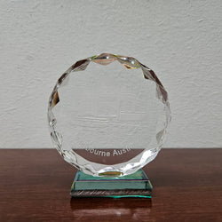 Crystal Melbourne Paper Weight | Antique & Vintage | Moonee Ponds Antiques | Australia Wide Delivery