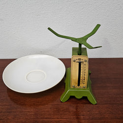 Small Vintage Original Metal Kitchen Scales | Antique & Vintage | Moonee Ponds Antiques | Australia Wide Delivery
