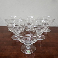 Vintage Set of Six Stuart Crystal Sweet Bowls | Antique & Vintage | Moonee Ponds Antiques | Australia Wide Delivery