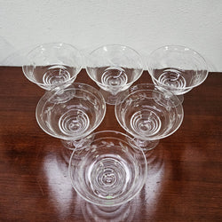 Vintage Set of Six Stuart Crystal Sweet Bowls | Antique & Vintage | Moonee Ponds Antiques | Australia Wide Delivery