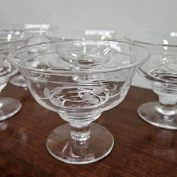 Vintage Set of Six Stuart Crystal Sweet Bowls | Antique & Vintage | Moonee Ponds Antiques | Australia Wide Delivery