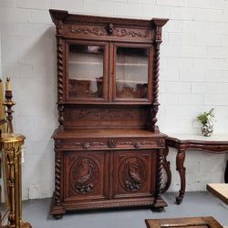 Renaissance Style French Oak Buffet De Corp With Impressive Carvings | Antique & Vintage | Moonee Ponds Antiques | Australia Wide Delivery