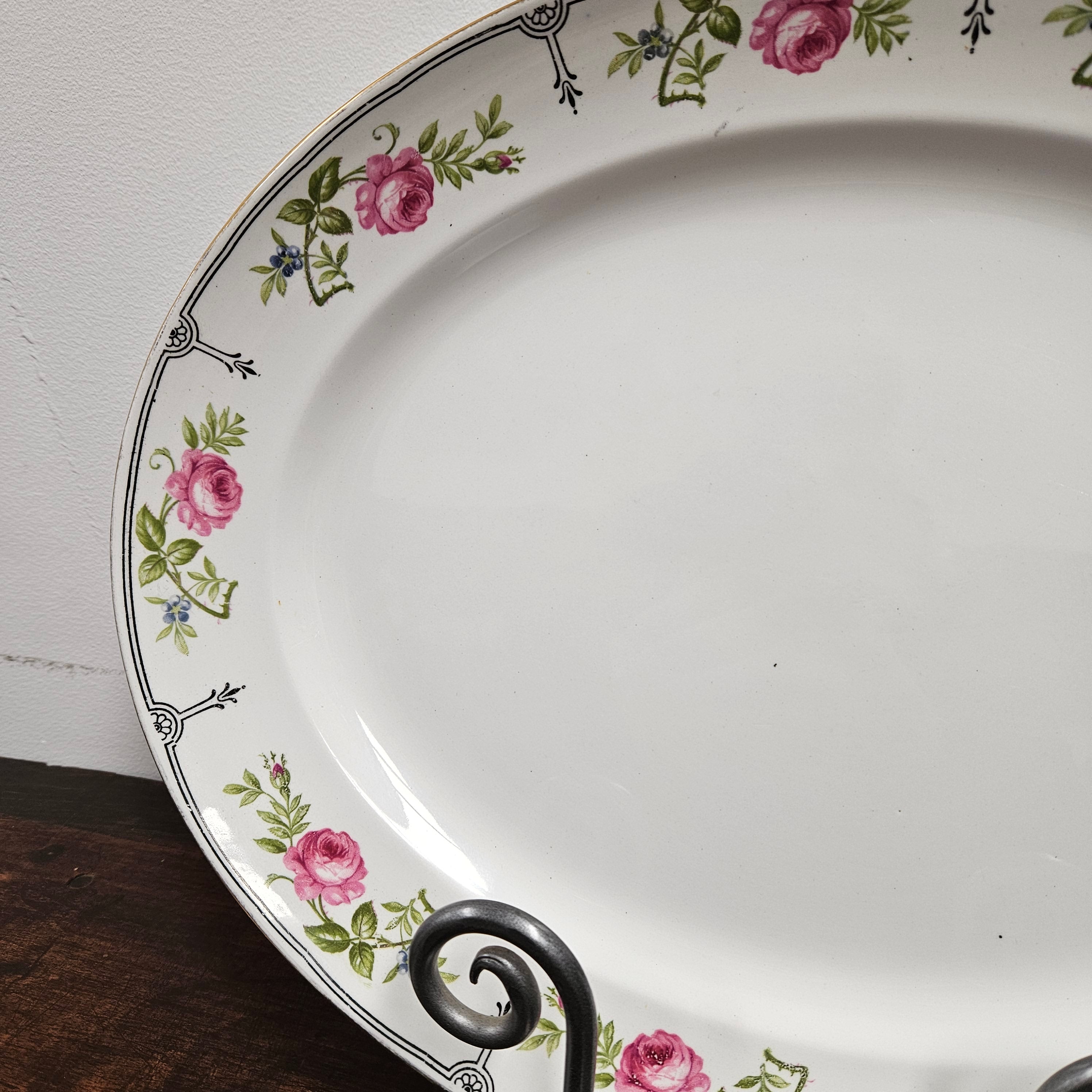 Antique Serving Plate Losol Ware Keeling Co Burslem England | Antique & Vintage | Moonee Ponds Antiques | Australia Wide Delivery