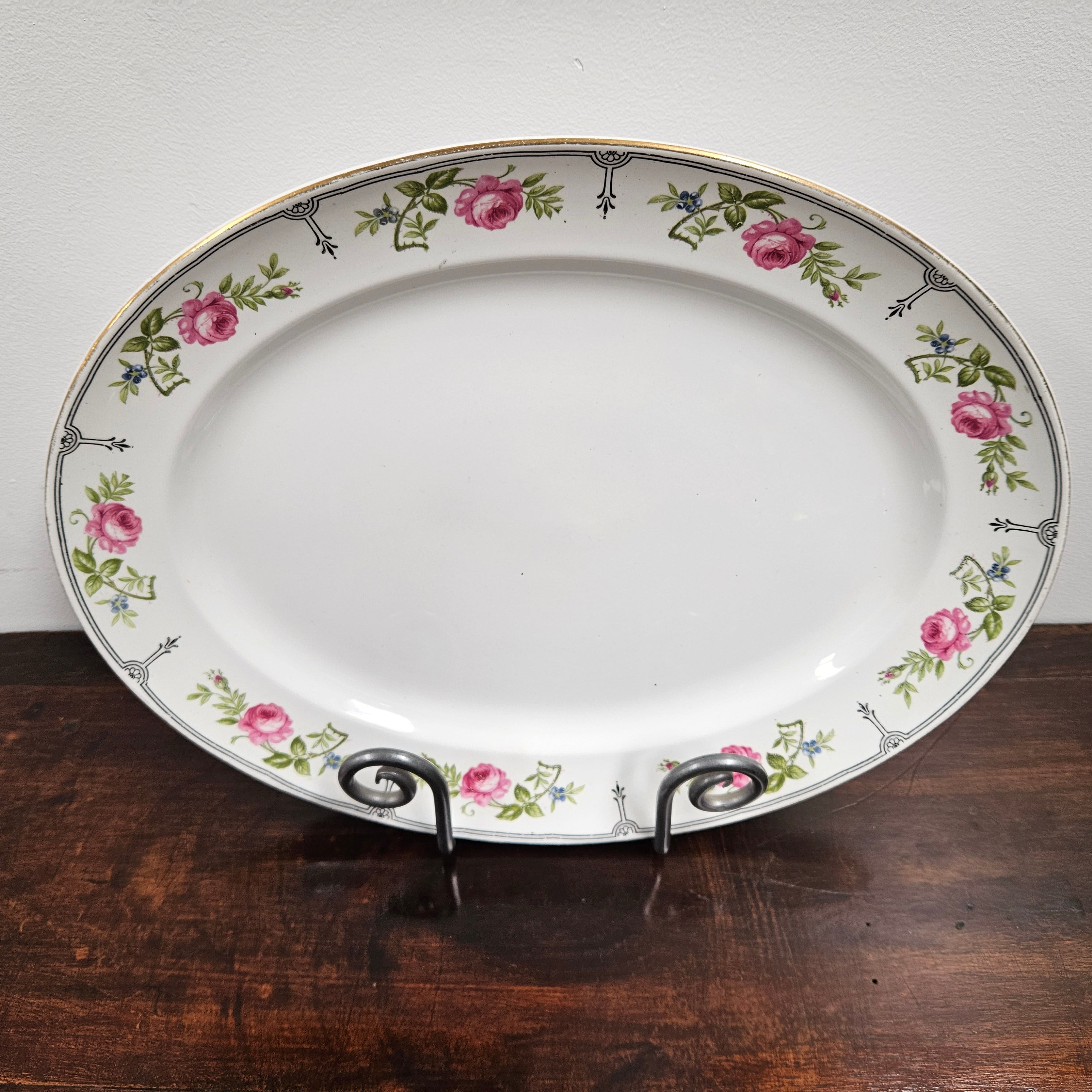 Antique Serving Plate Losol Ware Keeling Co Burslem England | Antique & Vintage | Moonee Ponds Antiques | Australia Wide Delivery
