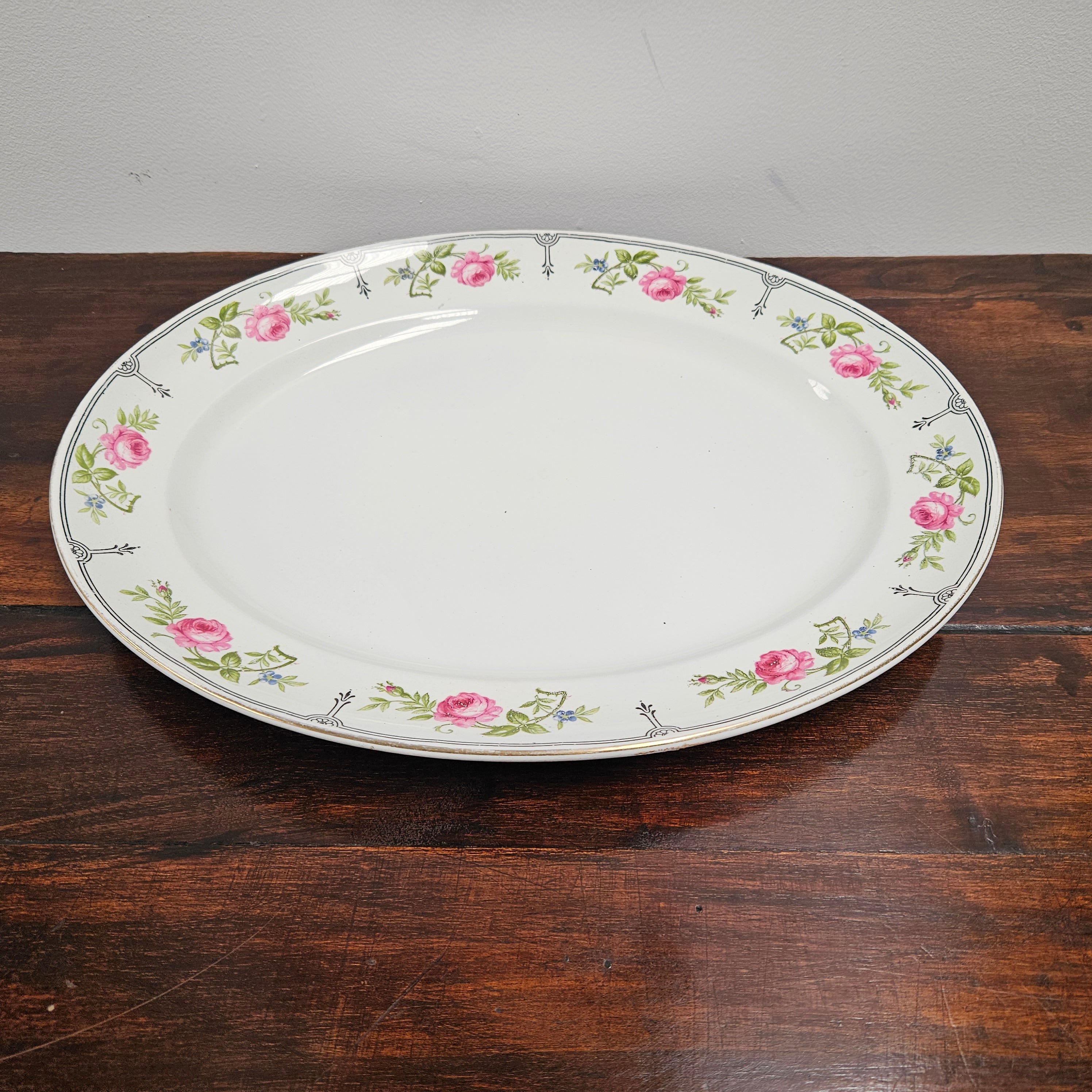 Antique Serving Plate Losol Ware Keeling Co Burslem England | Antique & Vintage | Moonee Ponds Antiques | Australia Wide Delivery