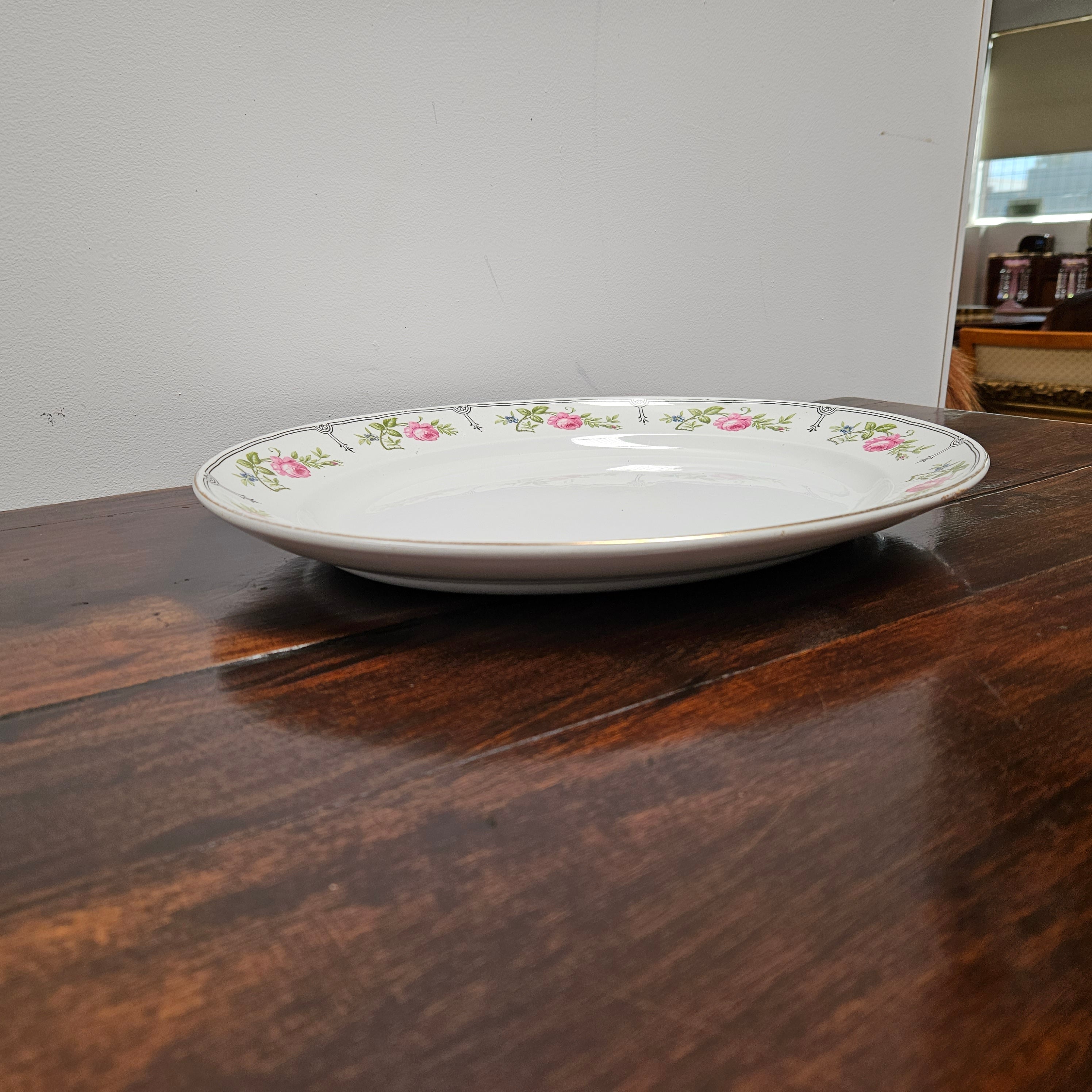 Antique Serving Plate Losol Ware Keeling Co Burslem England | Antique & Vintage | Moonee Ponds Antiques | Australia Wide Delivery