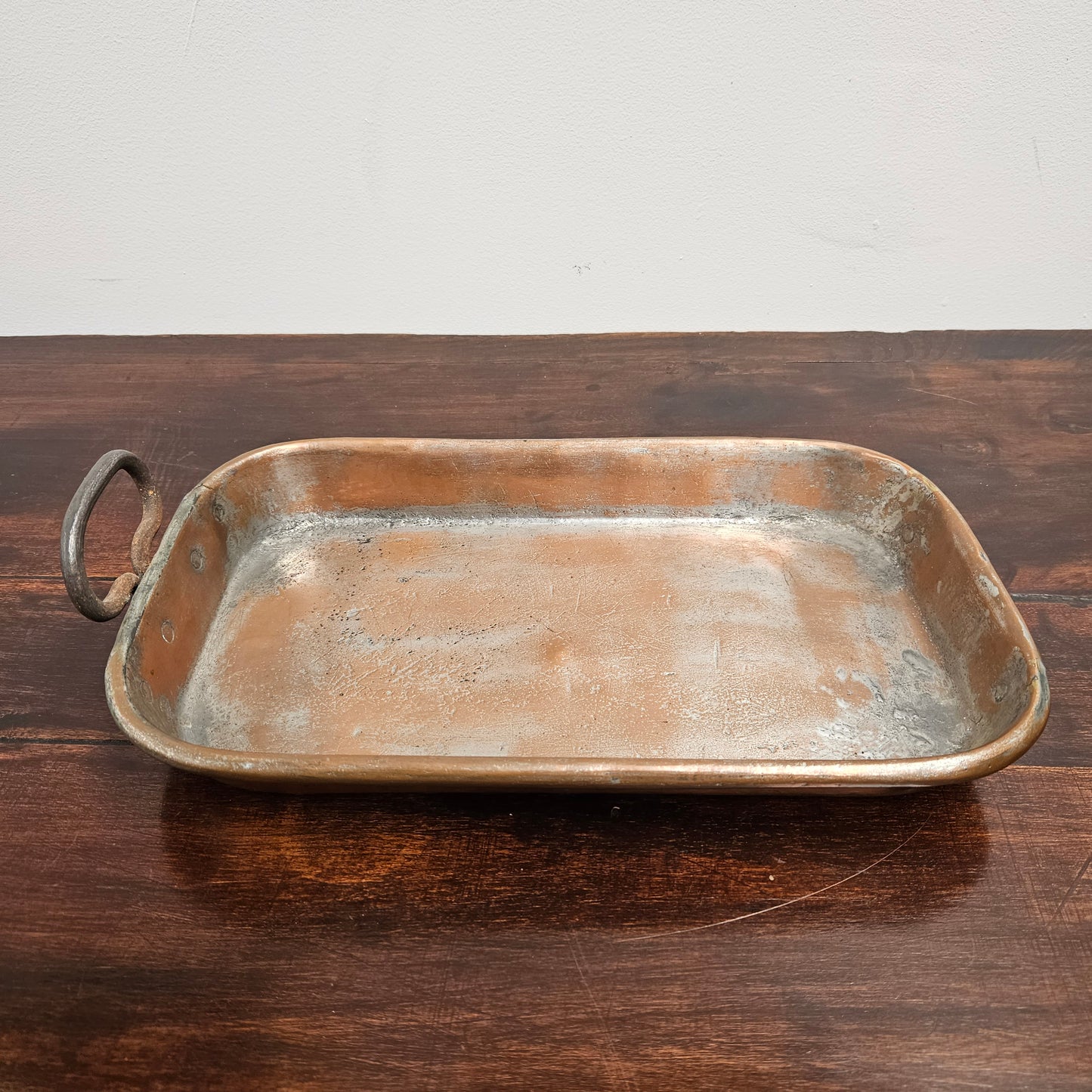 Antique Copper Rectangle Pan